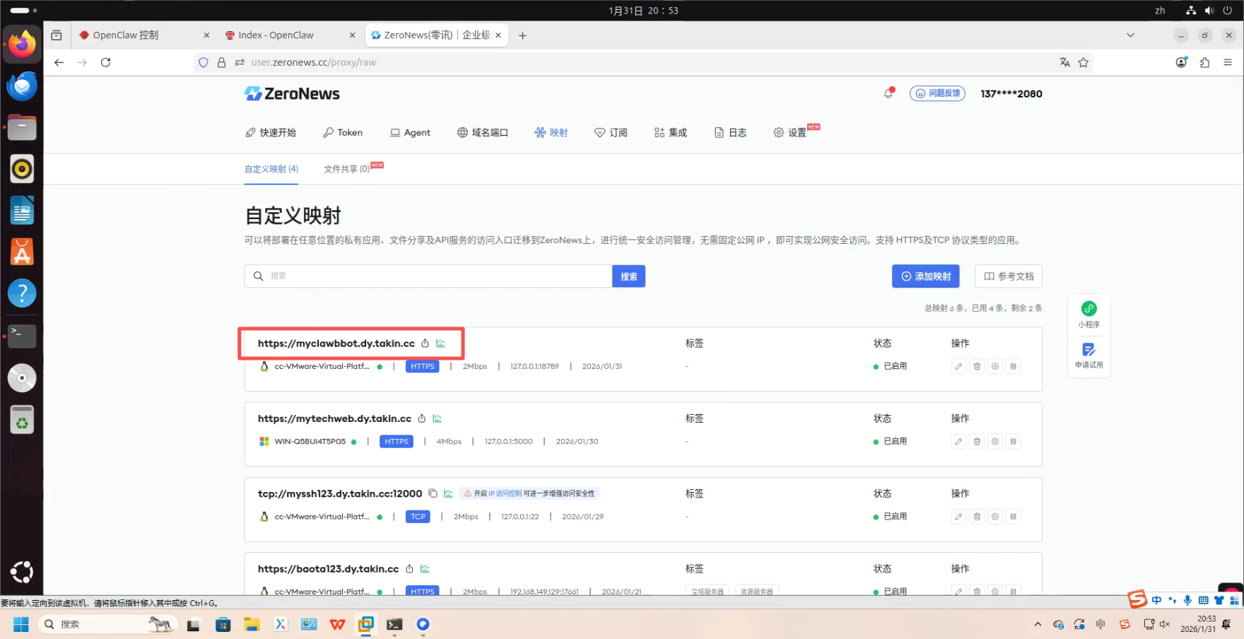 Zeros内网穿透实现OpenClaw dashboard域名访问-5.png
